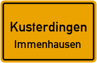 Straßenverzeichnis Kusterdingen Immenhausen