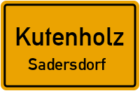 Sadersdorfer Straße in KutenholzSadersdorf