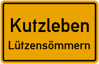 Schwerstedter Straße in KutzlebenLützensömmern