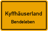 Hauptstraße in KyffhäuserlandBendeleben