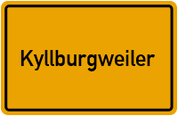 City Sign Kyllburgweiler