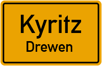 Drewener Dorfstraße in KyritzDrewen