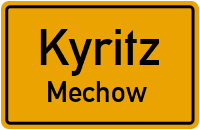 Hauptstraße in KyritzMechow