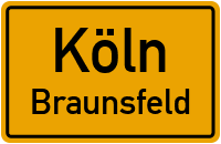 Ortsschild Köln-Braunsfeld, Private Steuererklärung günstig