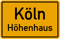 Ortsschild Köln-Höhenhaus, Private Steuererklärung günstig