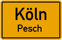 Ortsschild Köln-Pesch, Private Steuererklärung günstig