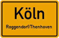 Ortsschild Köln-Roggendorf/Thenhoven, Private Steuererklärung günstig
