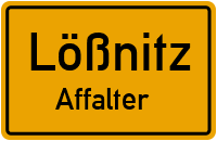 Hauptstraße in LößnitzAffalter