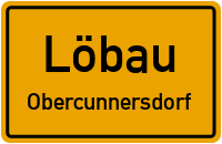 Hauptstraße in LöbauObercunnersdorf