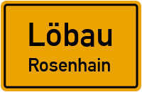 Laubaner Landstraße in LöbauRosenhain