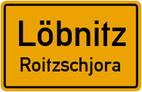 Flugplatzstraße in LöbnitzRoitzschjora