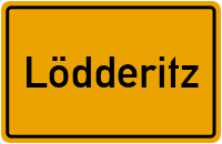 Ortsschild von Gemeinde Lödderitz in Sachsen-Anhalt