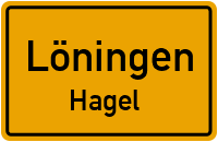 Waldweg in LöningenHagel