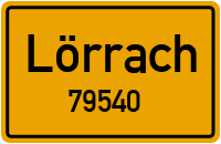 Straßen in 79540 Lörrach