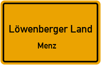 Amselweg in Löwenberger LandMenz
