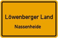 Drosselweg in Löwenberger LandNassenheide
