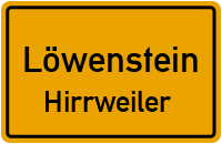 Brudersklingenweg in LöwensteinHirrweiler