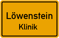 Straßenverzeichnis Löwenstein Klinik
