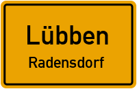 Radensdorfer Hauptstraße in LübbenRadensdorf