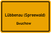 Friedhofsweg in Lübbenau (Spreewald)Beuchow