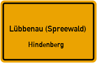 Hindenberger Dorfstraße in Lübbenau (Spreewald)Hindenberg