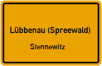 Stennewitzer Weg in Lübbenau (Spreewald)Stennewitz