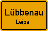 Leiper Weg in LübbenauLeipe