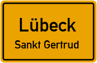 Hauptweg in LübeckSankt Gertrud