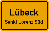 Fackenburger Allee in LübeckSankt Lorenz Süd