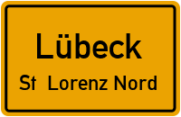 Straßenverzeichnis Lübeck St. Lorenz Nord