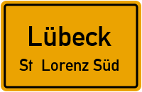Straßenverzeichnis Lübeck St. Lorenz Süd