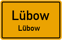 Dorfstraße in LübowLübow