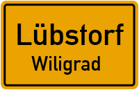Wiligrader Straße in LübstorfWiligrad