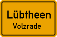 Gerader Weg in LübtheenVolzrade