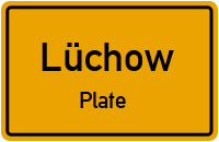 Apfelweg in LüchowPlate