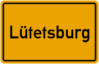 Landstraße in Lütetsburg
