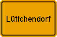 Ortsschild von Gemeinde Lüttchendorf in Sachsen-Anhalt