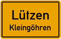 Straßenverzeichnis Lützen Kleingöhren