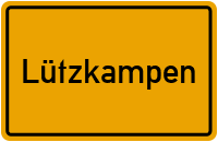 Ortsschild von Gemeinde Lützkampen in Rheinland-Pfalz