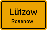 Südstraße in LützowRosenow