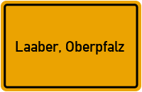 City Sign Laaber, Oberpfalz