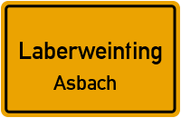 Asbacher Straße in LaberweintingAsbach