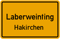 Straßen in Laberweinting Hakirchen