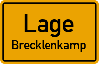 Neustadtstraße in LageBrecklenkamp