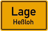 Straßenverzeichnis Lage Heßloh