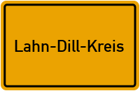 Ortsschild Lahn-Dill-Kreis