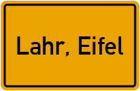 City Sign Lahr, Eifel