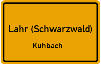 Brudertalstraße in Lahr (Schwarzwald)Kuhbach