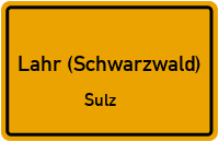 Weingartenstraße in Lahr (Schwarzwald)Sulz