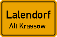 Straßenverzeichnis Lalendorf Alt Krassow